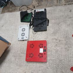 Grow Setup Lamps, Hanging Clips And Ventilation System