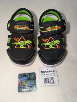 Light up Sketchers Sandals Dino🦖