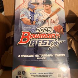 Topps 2025 Bowman’s Best Hobby Box