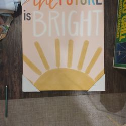 The Future Is Bright 20x16 Picture 