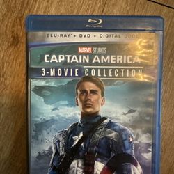 Captain America 3-Movie Collection (Blu-ray + DVD + Digital) First Avenger, Winter Soldier, Civil War