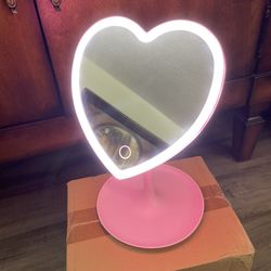 Touch Sensor Light Mirror 10”H In Good Condition $8 Firm On Price
