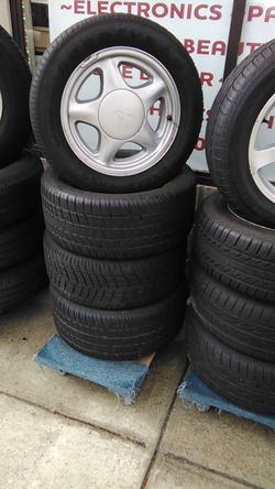 16” mustang rims 4 lugs