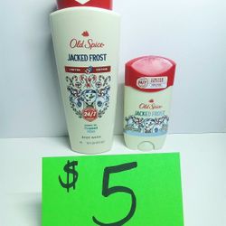 Old Spice Jacked Frost Body Wash & Antiperspirant Deodorant 