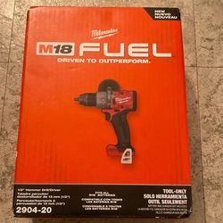 Milwaukee Fuel M18 1/2” Hammer Drill Driver Tool Only $130 Firm Cash Only