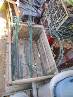 Assortment Of Metal Plant Stakes