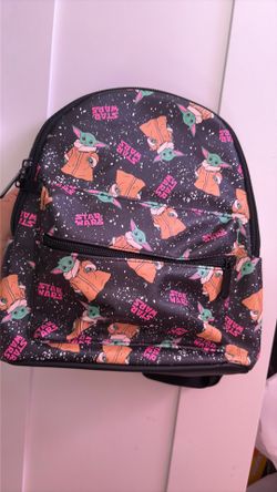 Baby yoda backpack