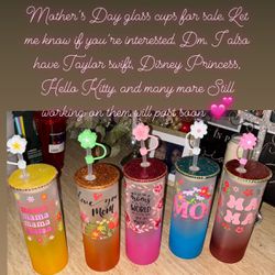 Mother’s Day’s Glass Cups 