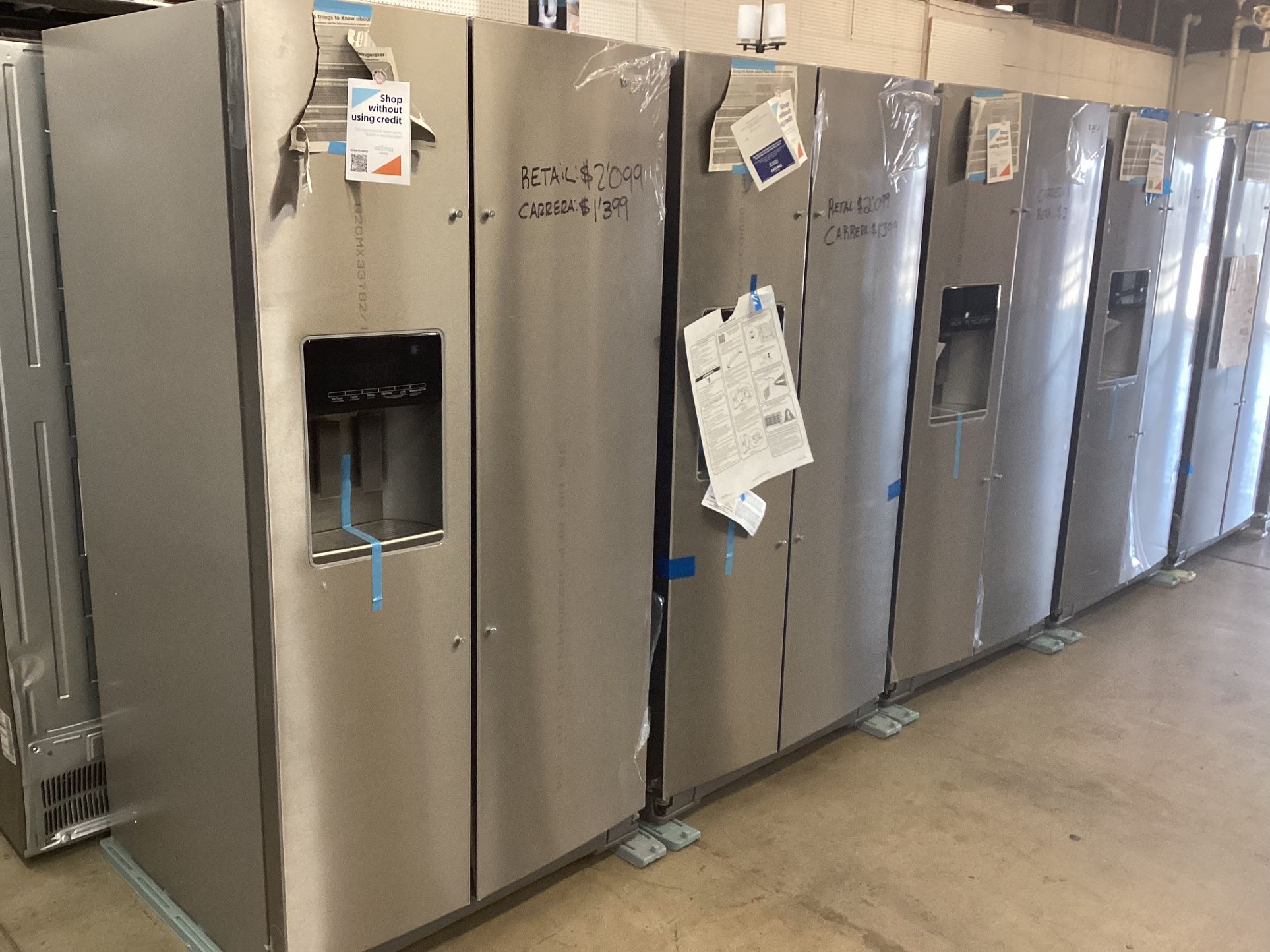 Whirlpool Refrigerator And Kenmore Refrigerator New Scratch And Dent Starting At $1000