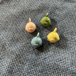 4pc Fish Ceramic Incense Holders 