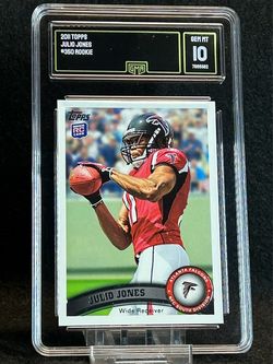 2011 Topps π₯ Julio Jones π₯ Rookie GMA 10 π Mint - Atlanta Falcons