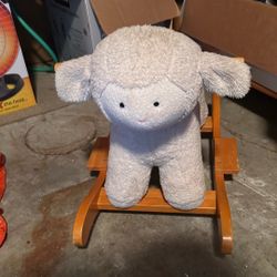 Pottery Barn Kids Rocking Sheep/ Rocking Horse Cute