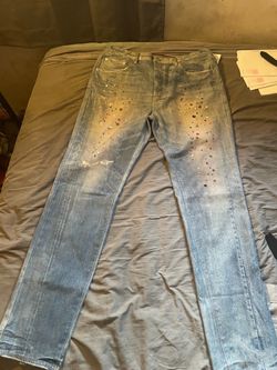 Purple jeans