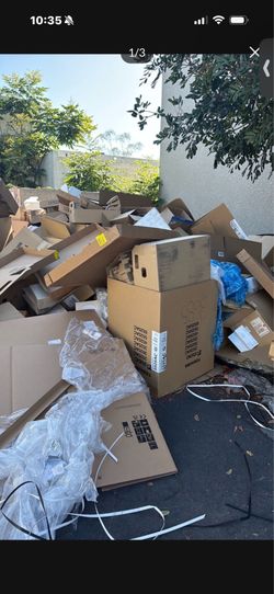 Free cardboard boxes pallets