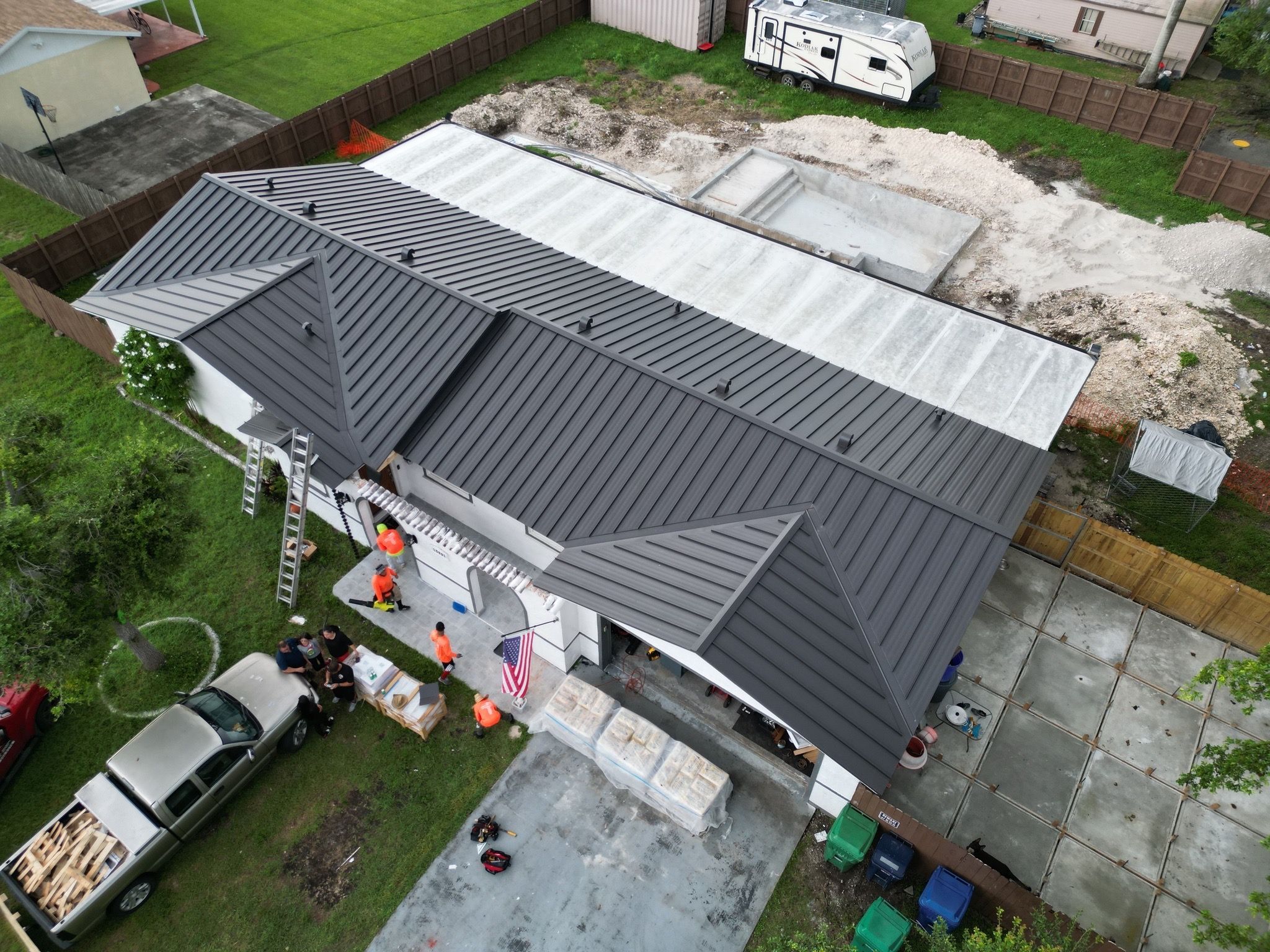 NEW ROOFS TILE METAL FLAT SHINGLE