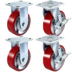 4 Pack Caster Wheels