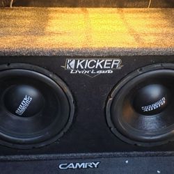 Sundown 12 Inch With Kicker Ported Enclosure 