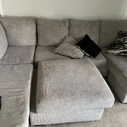 Sectional With Ottoman 