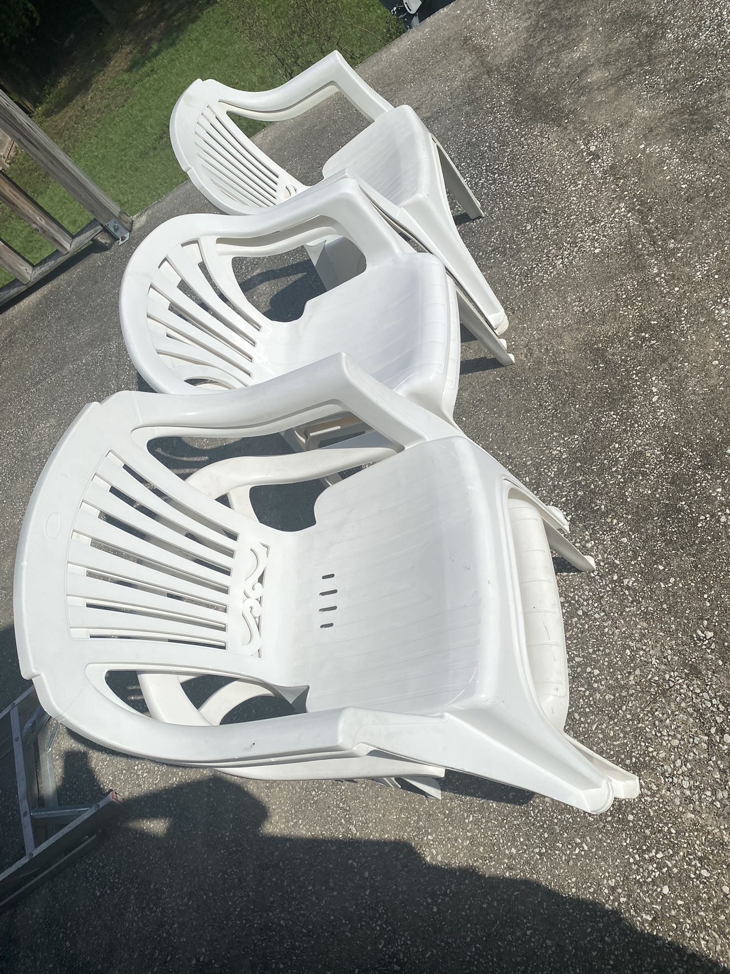 7 Plastic Chairs