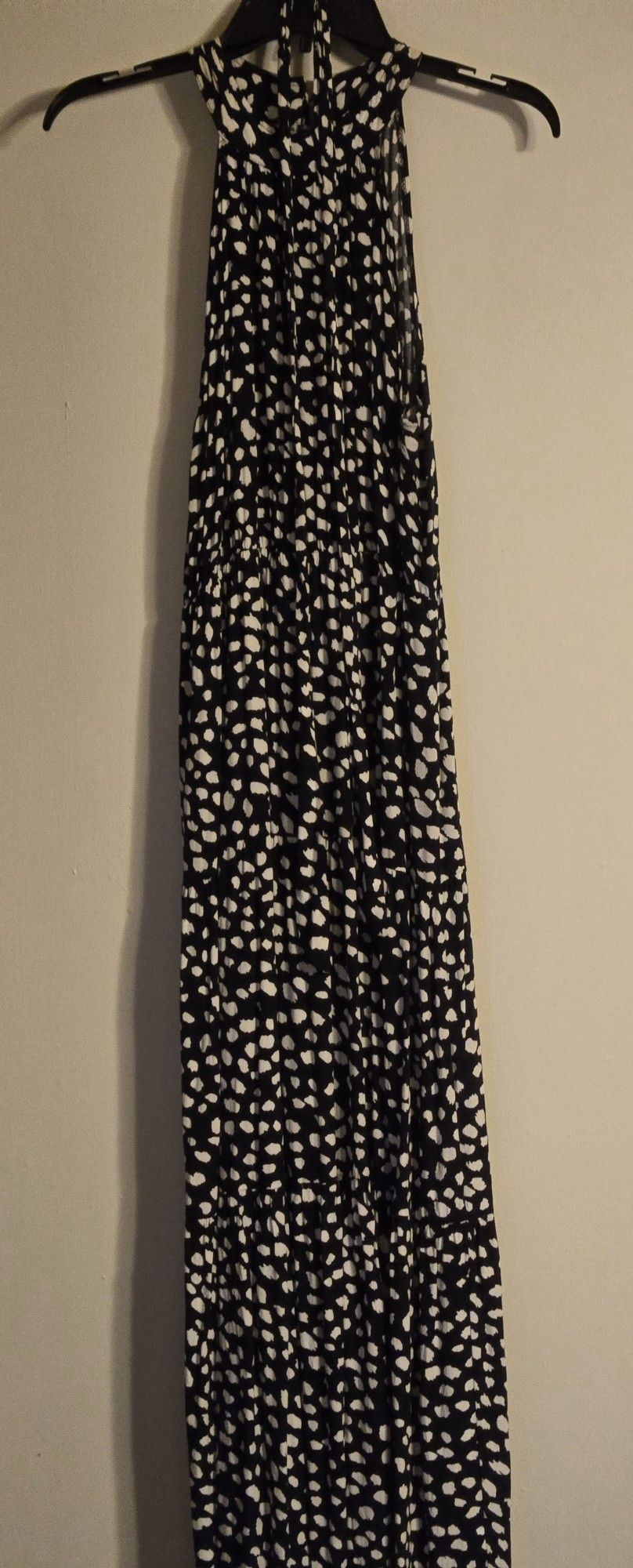 Maxi Black And White Dress Size Medium