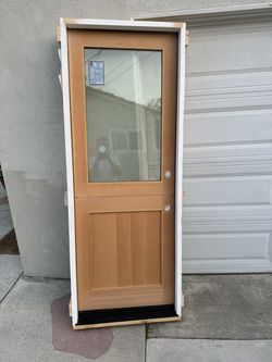 Brand New 30”x80” Rouge Valley Unfinished Shaker Style Dutch Door Pre Hung