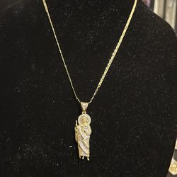 Gold San Judas chain