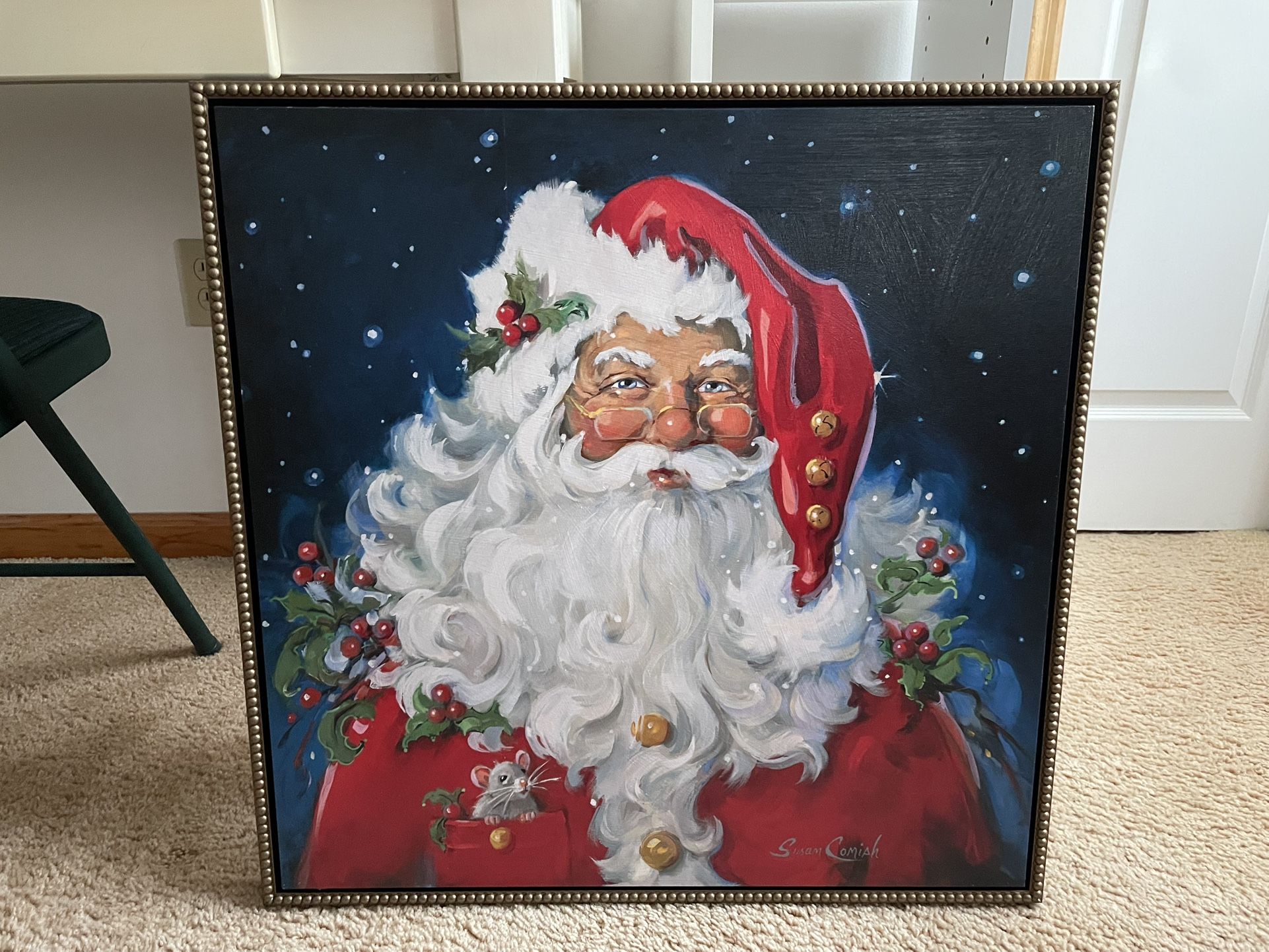 Christmas Santa Jumbo Wall Decor by Susan Comish
