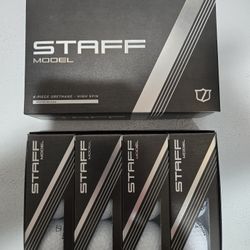 NEW IN BOX WILSON STAFF MODEL WHITE GOLF BALLS ONE DOZEN