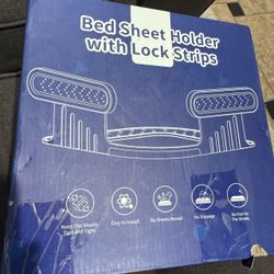 Bed Sheet Holder with Lock Strips