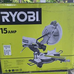 NEW RYOBI SLIDING MITER SAW 12" W/ 47° MITER
