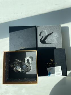 NEW ASFOUR DIAMOND CRYSTAL - SWAN 641/1 Made In Egypt