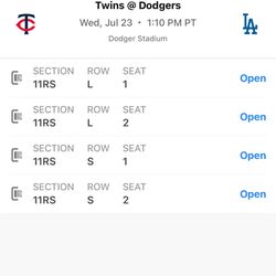 Dodger Tickets 7/23
