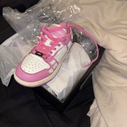 Pink & White Amiris Size 27 In Kids