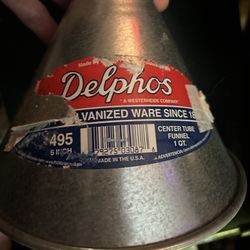 Delphis Center Tube 1qt Funnel 