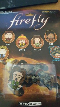 Geek fuel exclusive firefly enamel pin with rare serenity ship included!