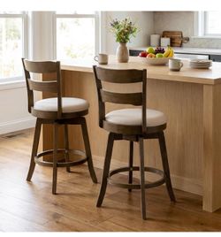 Swivel counter barstools