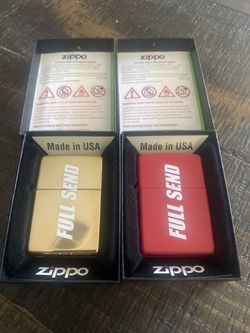 Full send zippo lighters