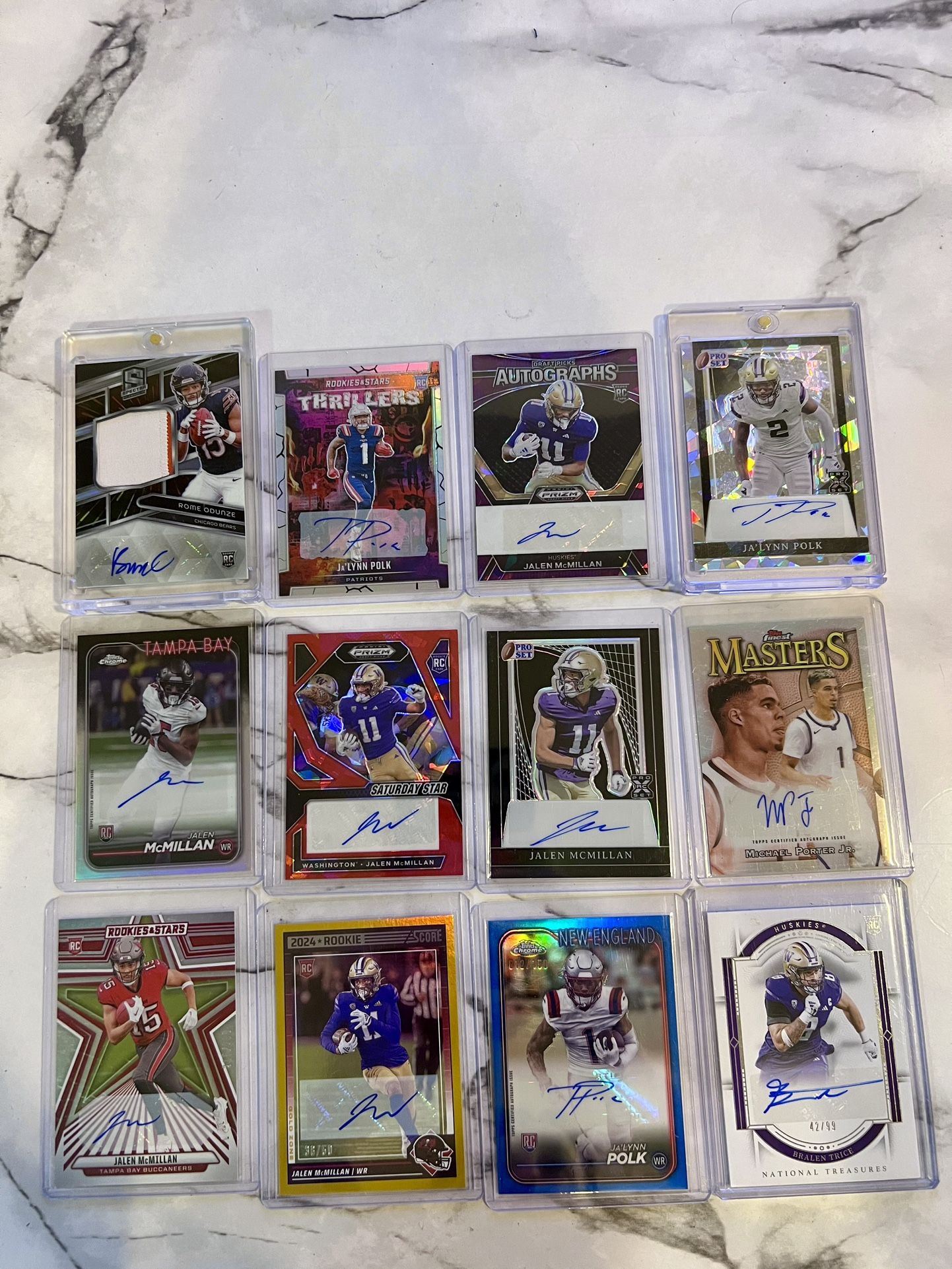NFL & NBA Rookies Autographs, Jersey Patches. Limited!