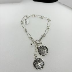 Sterling Silver Bracelet St Benito 