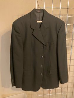 Coat suit blazer wool