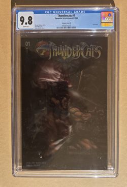 Thundercats 1 

(CGC 9.8) NM/MT 

(Lucio Parrillo Variant Foil cover H) (2024)

Cert # ((contact info removed))