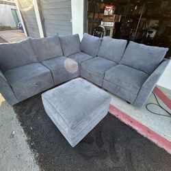 Beautiful Grey Sectional Couch