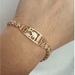 14k GOLD PLATED BRACELET