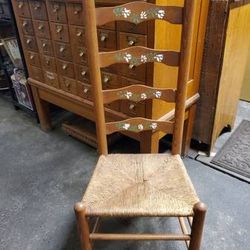 Gorgeous Antique Ladder Back Chair