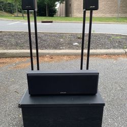 Polk Audio RM3000 Speakers + RM1000 Subwoofer + Center Channel