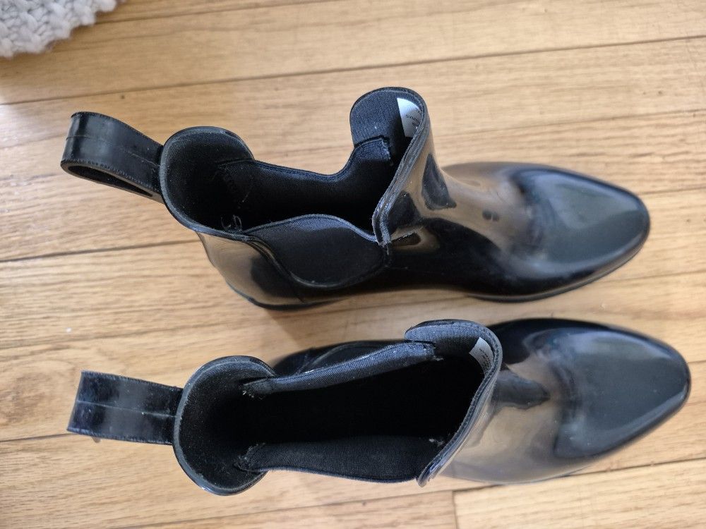 Ralph Lauren Black Rain Boots (8)