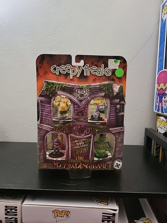 Creepy Freaks Gross-Out 3D Trading Game DVD Included Wizkid 2003 NIB