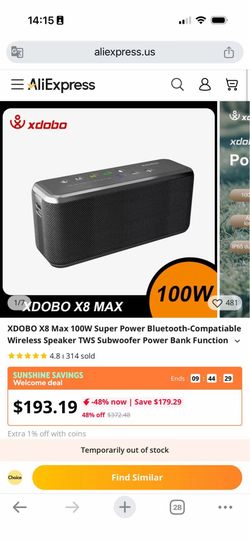 Xdobo Bluetooth Speaker X8 MAX Portable Wireless Speaker
