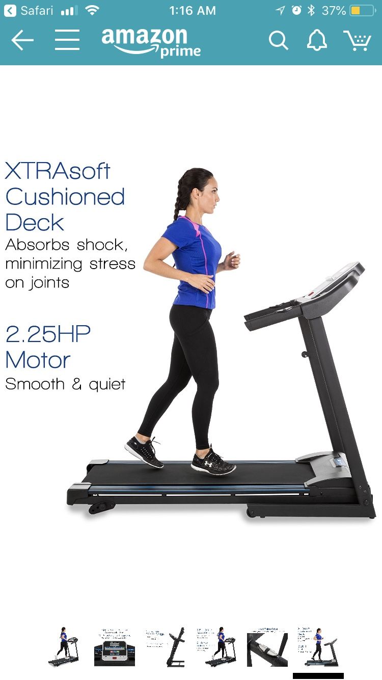 Xterra Fitness TR150 Folding Treadmill Black