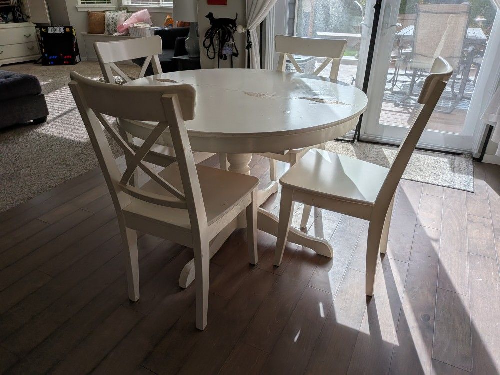 IKEA Ingatorp Table & 6 Chairs